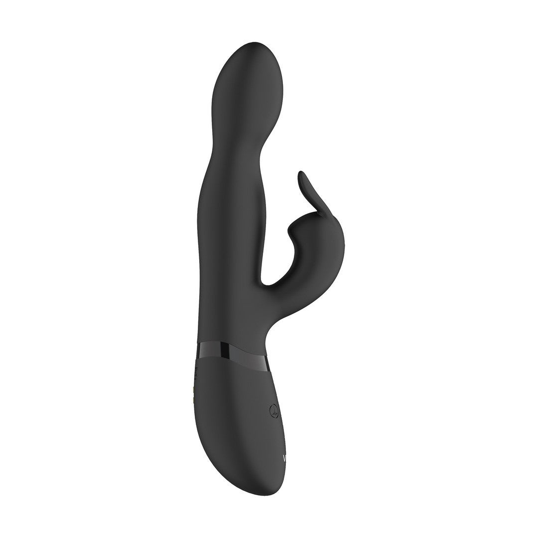 VIBRADOR NIVA ROTATING RABBIT NEGRO VIVE