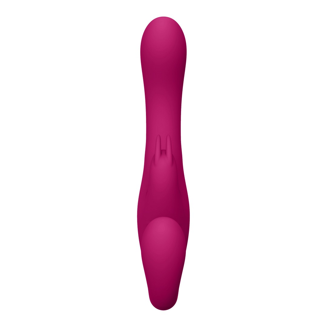 STRAP-ON SIN ARNÉS SUKI VIBRATING RABBIT ROSA VIVE