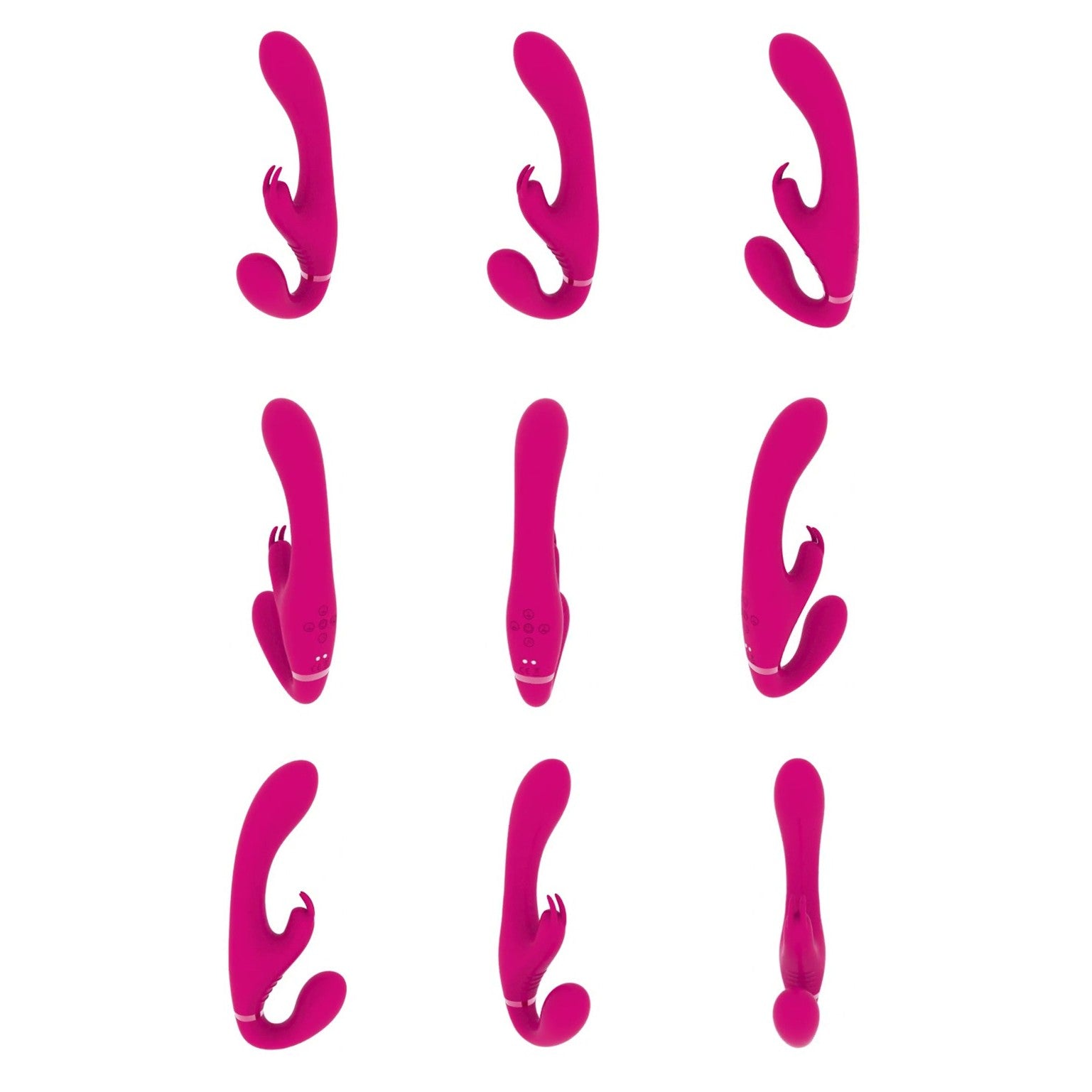 STRAP-ON SIN ARNÉS SUKI VIBRATING RABBIT ROSA VIVE