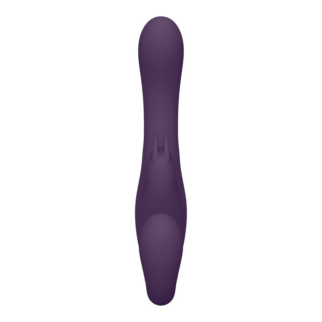 STRAP-ON SIN ARNÉS SUKI VIBRATING RABBIT MORADO VIVE