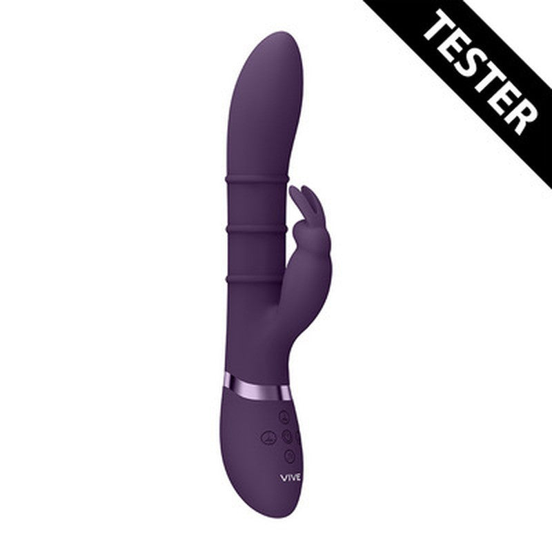 TESTER VIBRADOR SORA UP DOWN STIMULATING RINGS G-SPOT RABBIT MORADO VIVE