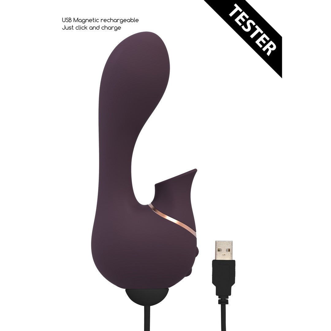 TESTER VIBRADOR MYTHICAL MORADO IRRESISTBLE