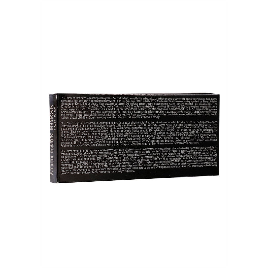 PASTILLAS ESTIMULANTES STUD DARK HORSE - 10 PASTILLAS PHARMQUESTS