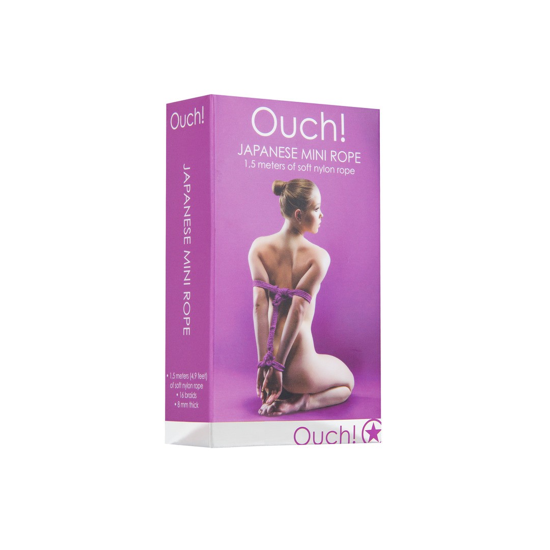 MINI CUERDA JAPANESE 4.9 FT/ 1,5 M MORADO OUCH!