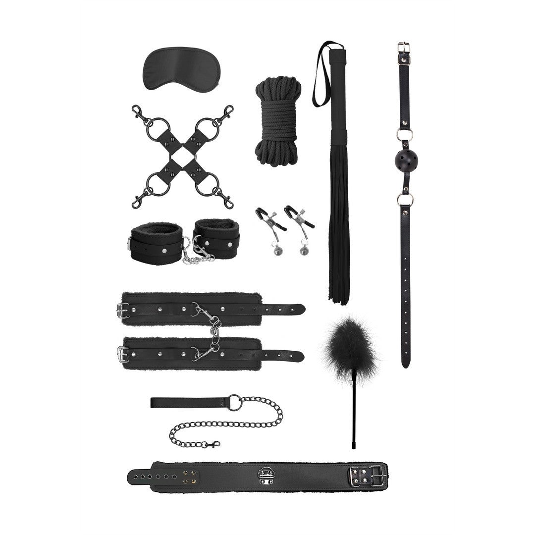 KIT BONDAGE INTERMEDIATE BONDAGE KIT NEGRO OUCH!