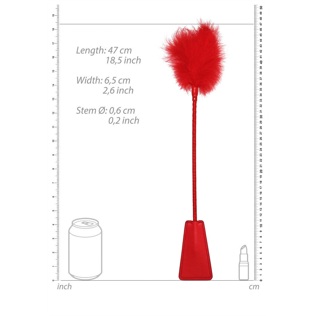 PLUMERO CON FUSTA ROJA OUCH!