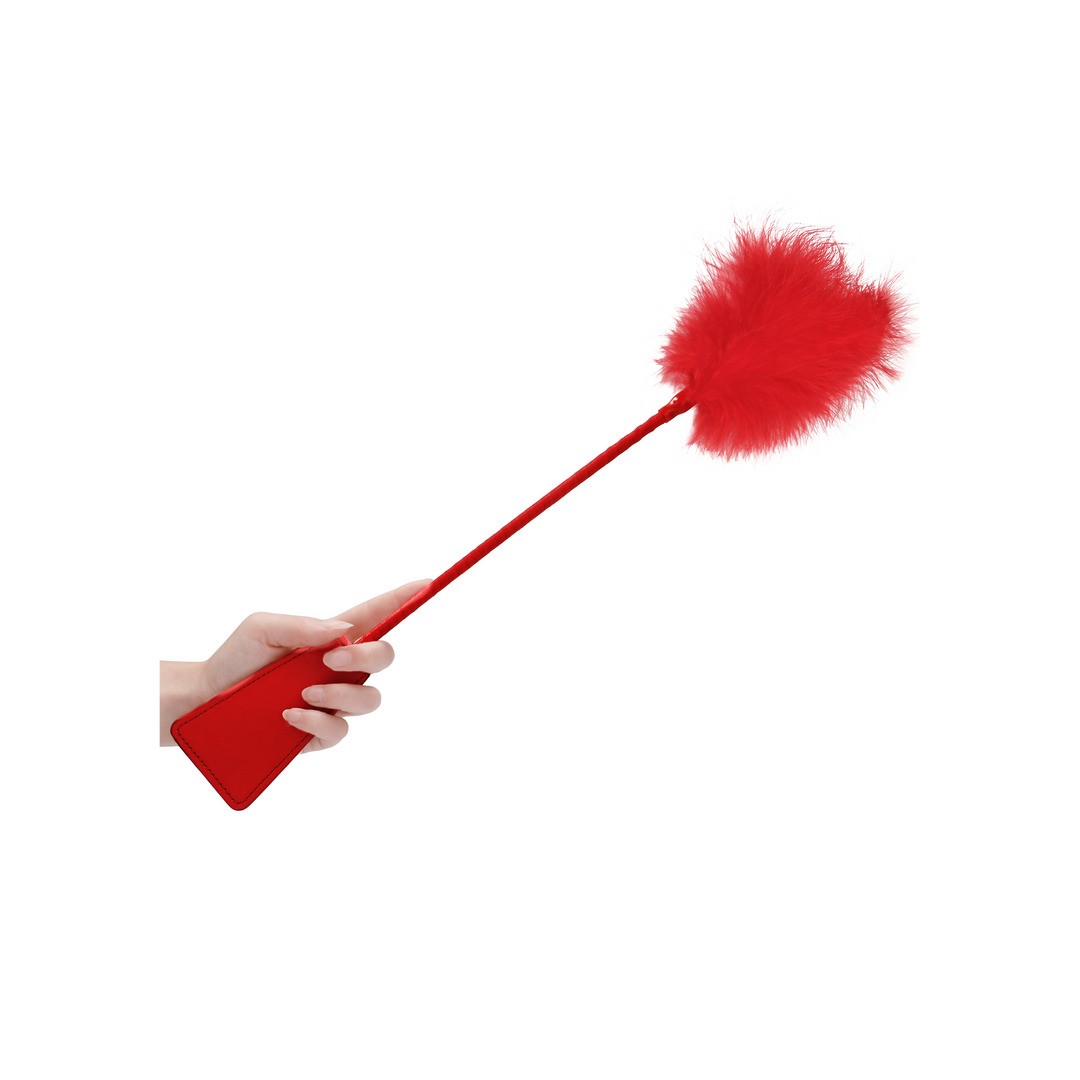 PLUMERO CON FUSTA ROJA OUCH!
