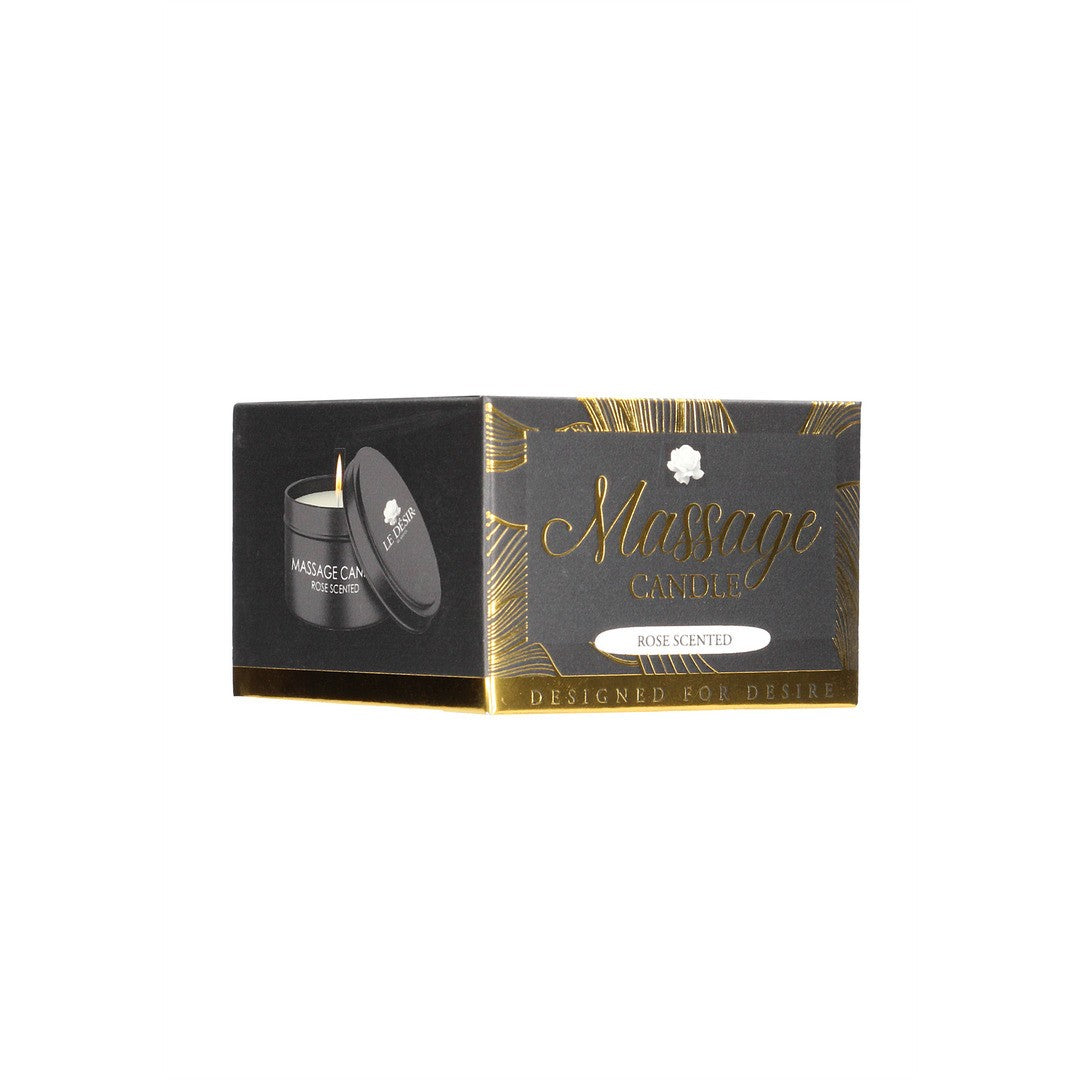 VELA DE MASAJE CON AROMA DE ROSA EROTIC 100 GR LE DÉSIR