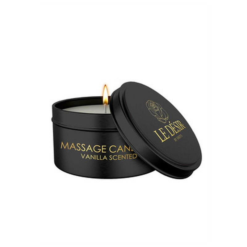 VELA DE MASAJE CON AROMA DE VAINILLA EROTIC 100 GR LE DÉSIR