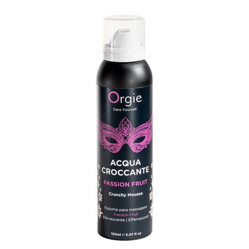 ESPUMA DE MASAJE CRACKELING ACQUA CROCCANTE DE MARACUYÁ 150ML ORGIE
