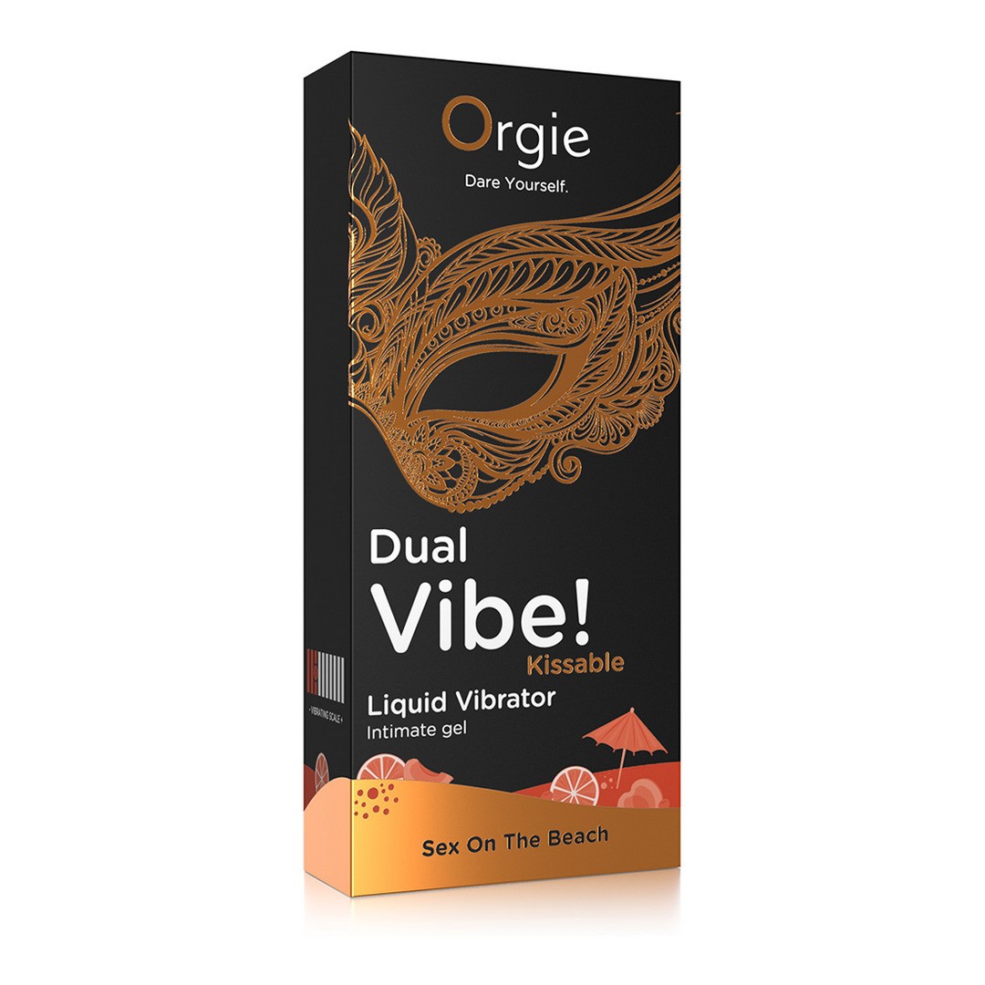 VIBRADOR LÍQUIDO BESABLE DUAL VIBE SEX ON THE BEACH 15ML ORGIE