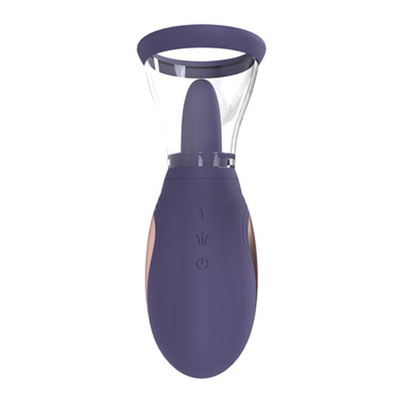 BOMBA VULVAR Y DE SENOS RECARGABLE ENHANCE MORADO PUMPED