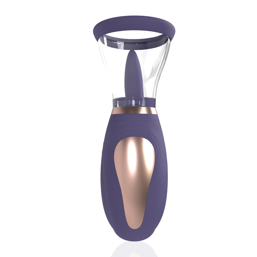 BOMBA VULVAR Y DE SENOS RECARGABLE ENHANCE MORADO PUMPED