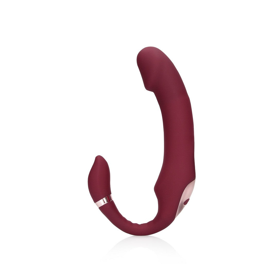 STRAP-ON SIN ARNÉS CON VIBRACIÓN MERLOT GRAPE LOVELINE