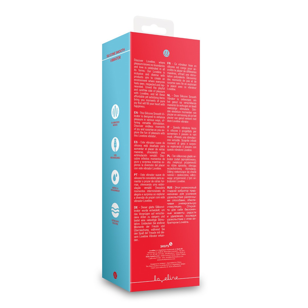 VIBRADOR DE SILICONA SALSA LOVELINE