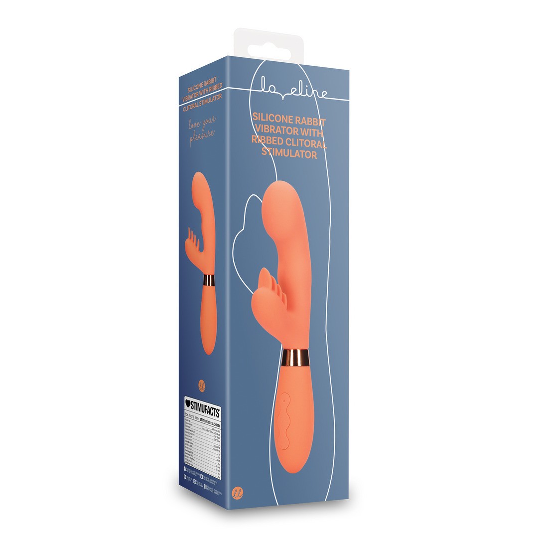 VIBRADOR RABBIT ACANALADO  GLAZED CARROTS LOVELINE