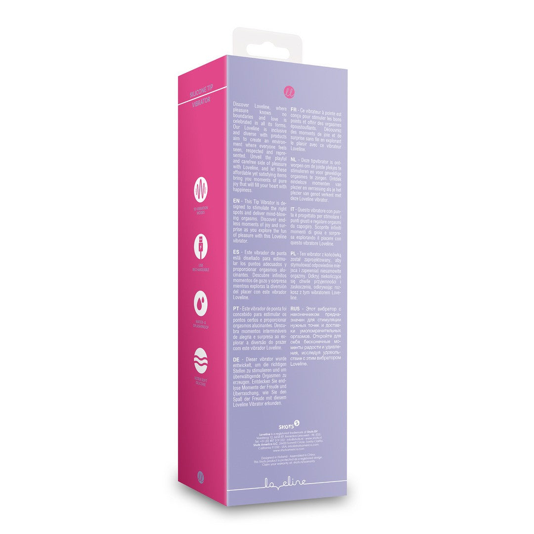 ESTIMULADOR  SILICONE TIP NIGHT MAGIC LOVELINE