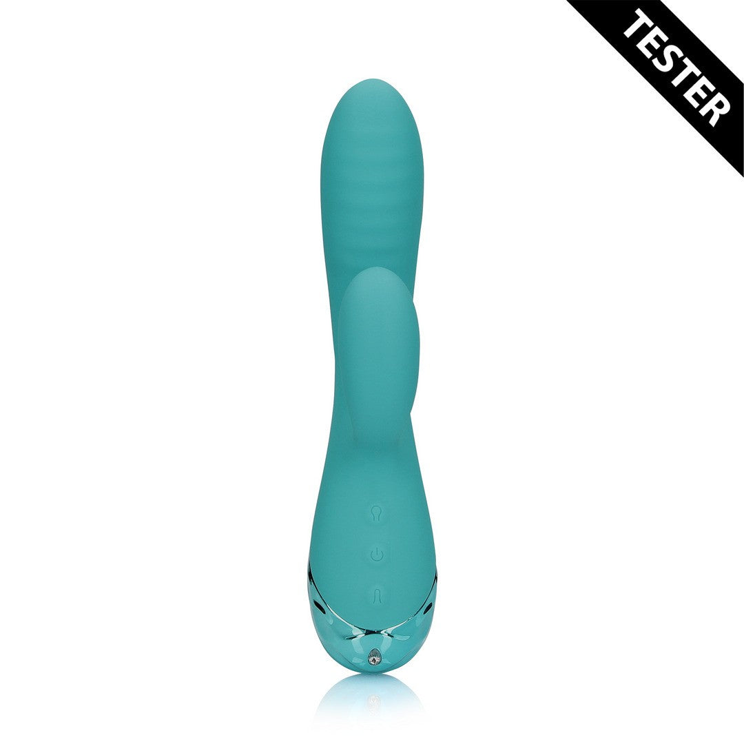 TESTER VIBRADOR CONEJO INFLABLE PEACOCK BLUE LOVELINE