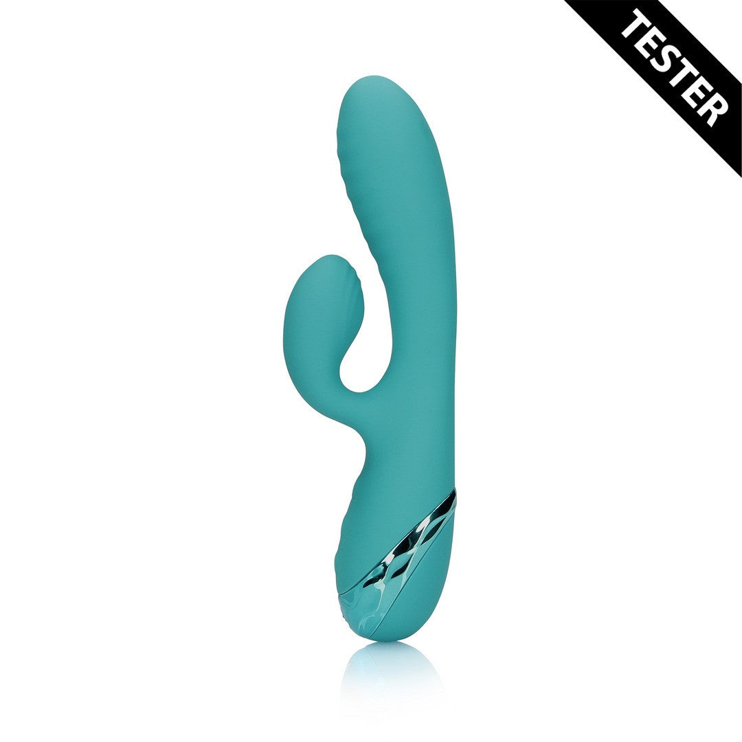 TESTER VIBRADOR CONEJO INFLABLE PEACOCK BLUE LOVELINE