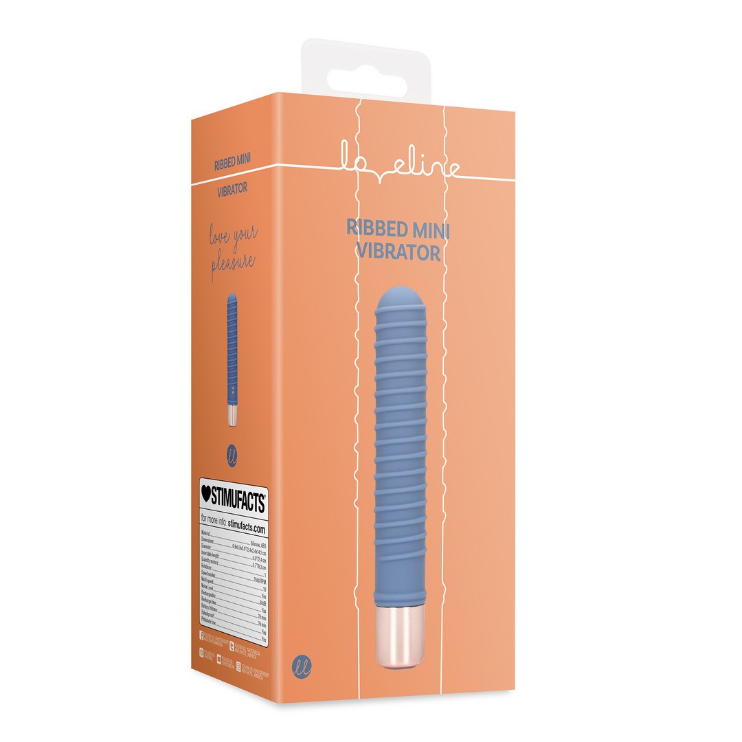 MINI VIBRADOR RAYADO BLUE HORIZON LOVELINE