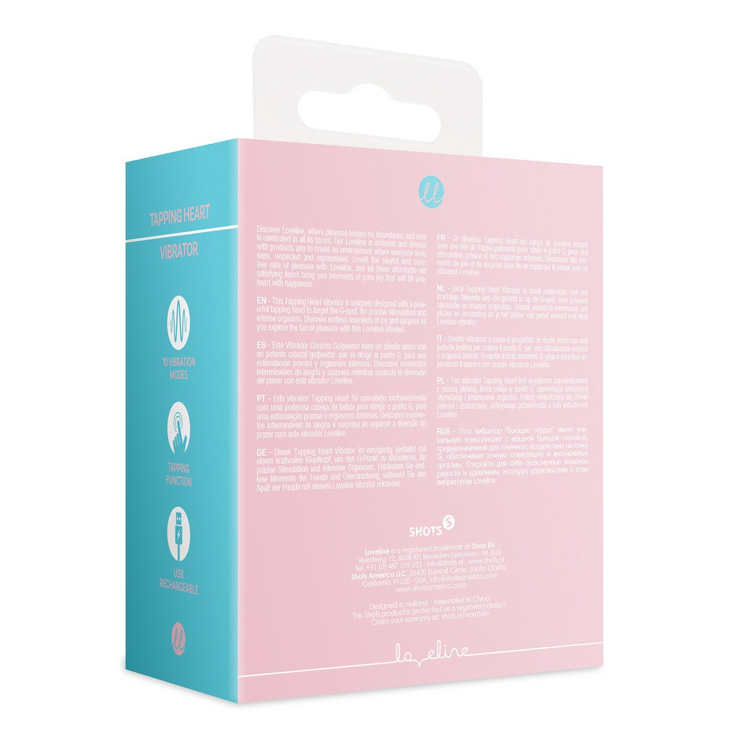VIBRADOR CORAZÓN PALPITANTE PINK ARABESQUE LOVELINE