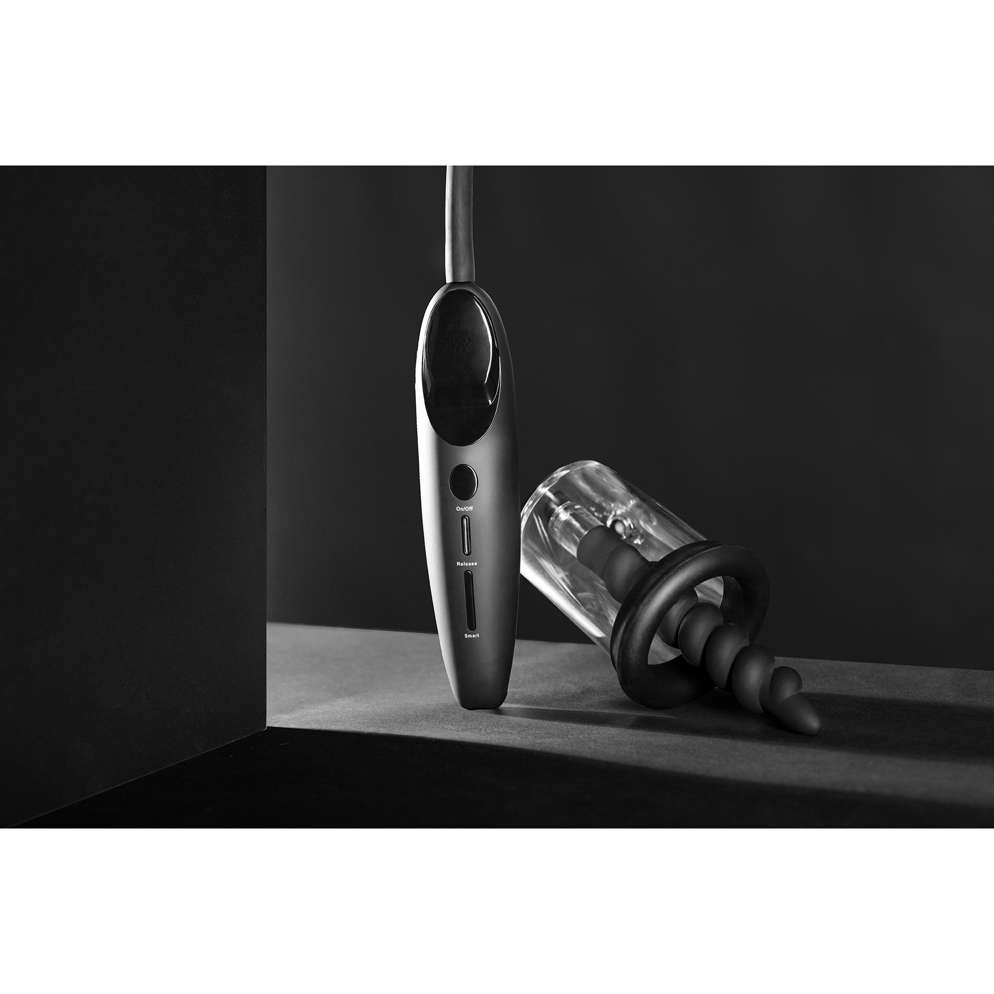 BOMBA ANAL AUTOMATIC RECHARGEABLE ROSING PUMP NEGRA OUCH!