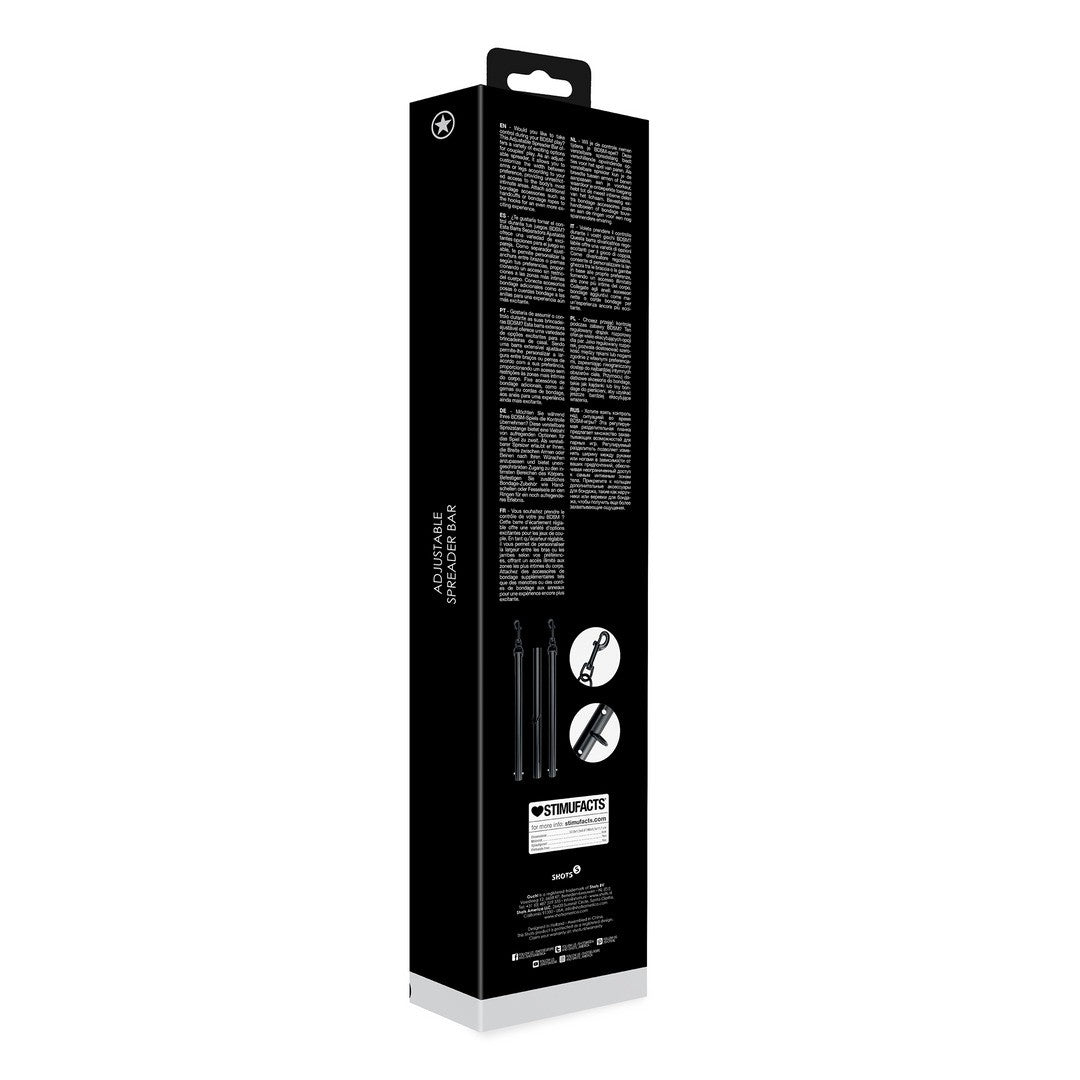 BARRA SEPARADORA ADJUSTABLE SPREADER BAR NEGRO OUCH!