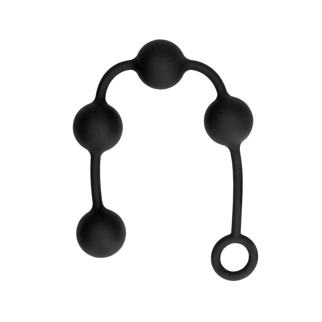 BOLAS ANALES DE SILICONA MEDIUM OUCH! NEGRAS