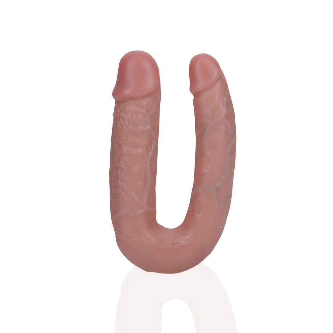 DILDO DOBLE U SHAPED DOUBLE DILDO 5 /12,7 CM REALROCK