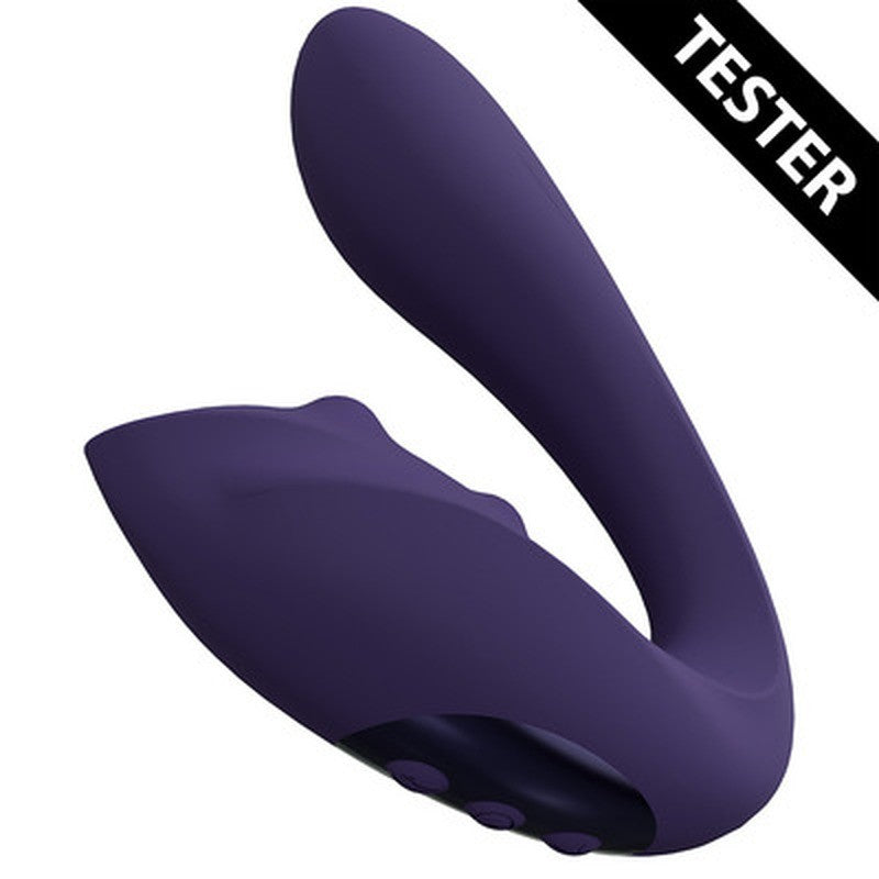 TESTER VIBRADOR PARA PAREJAS YUKI G-SPOT WITH MASSAGING BEADS MORADO VIVE