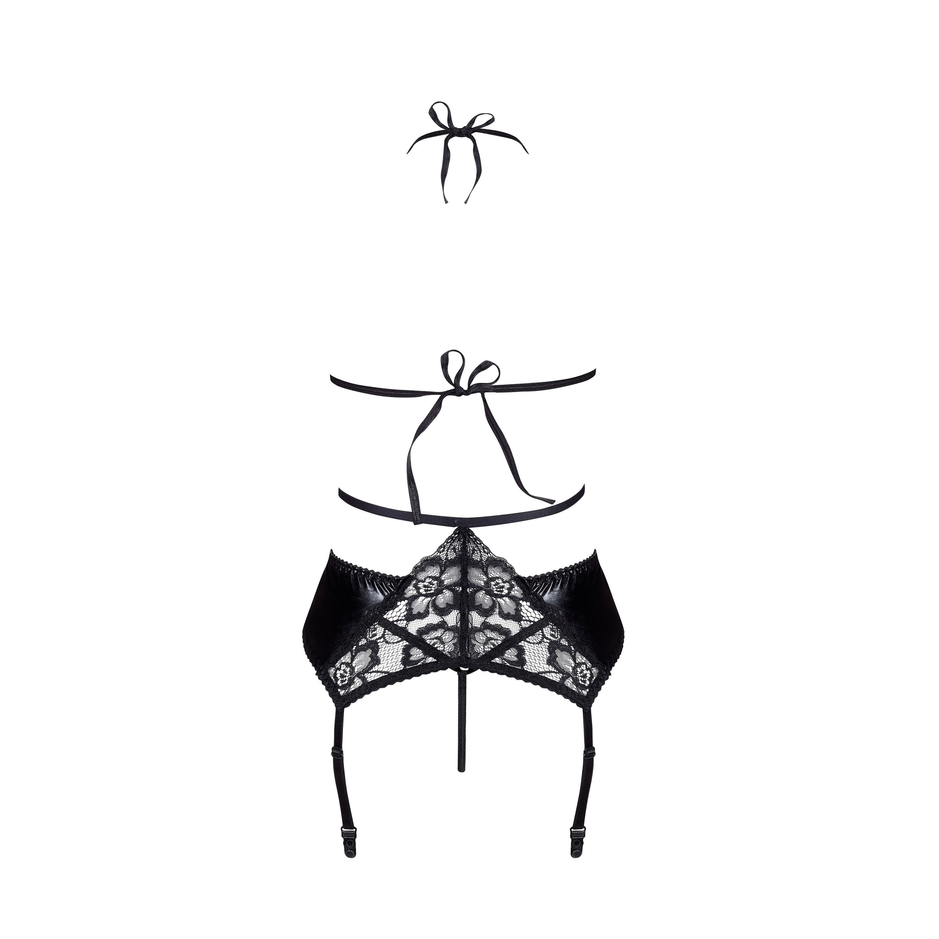 CONJUNTO DE 3 PIEZAS ALANIS NEGRO BEAUTY NIGHT FASHION