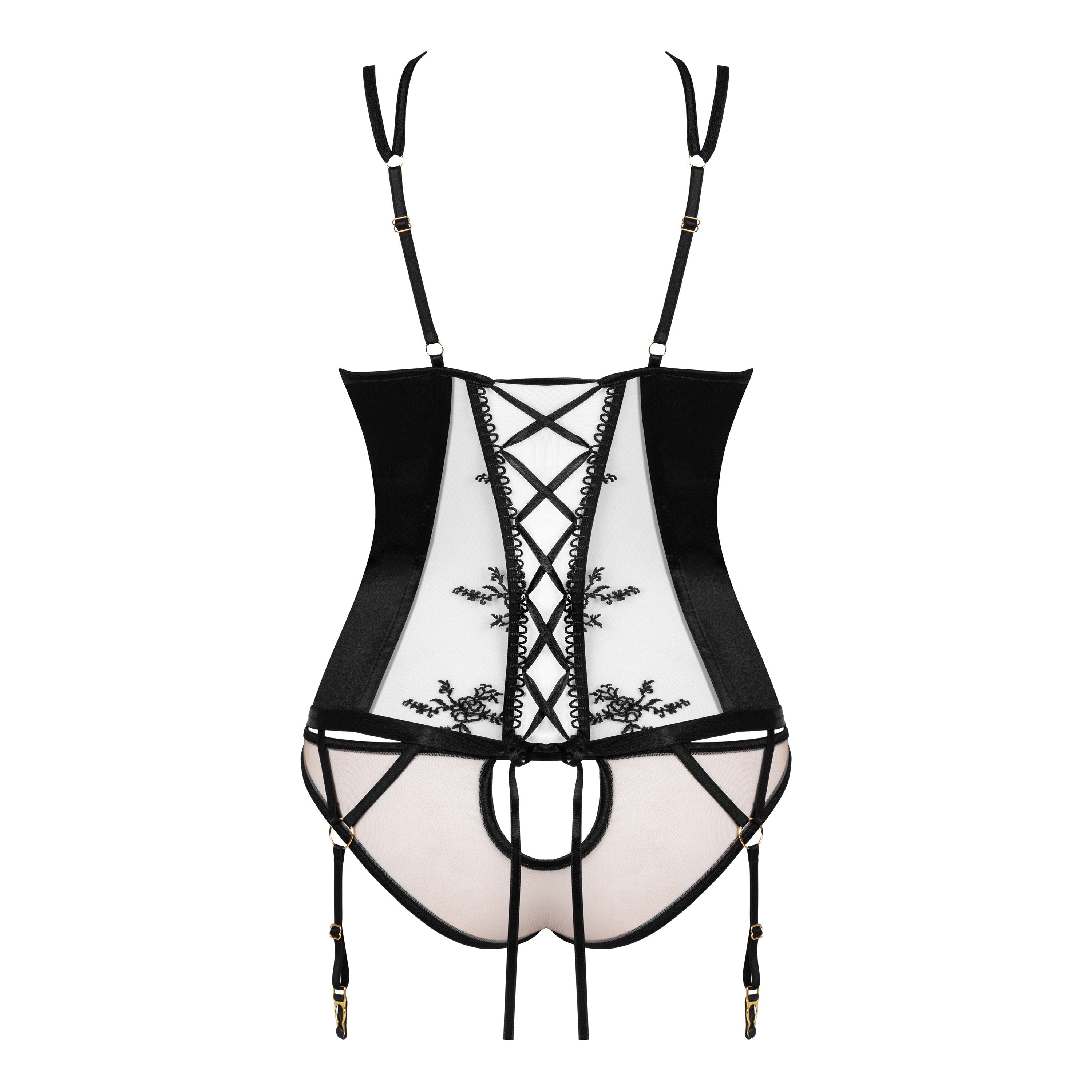 CORSÉ Y TANGA GIANNA NEGRO BEAUTY NIGHT FASHION