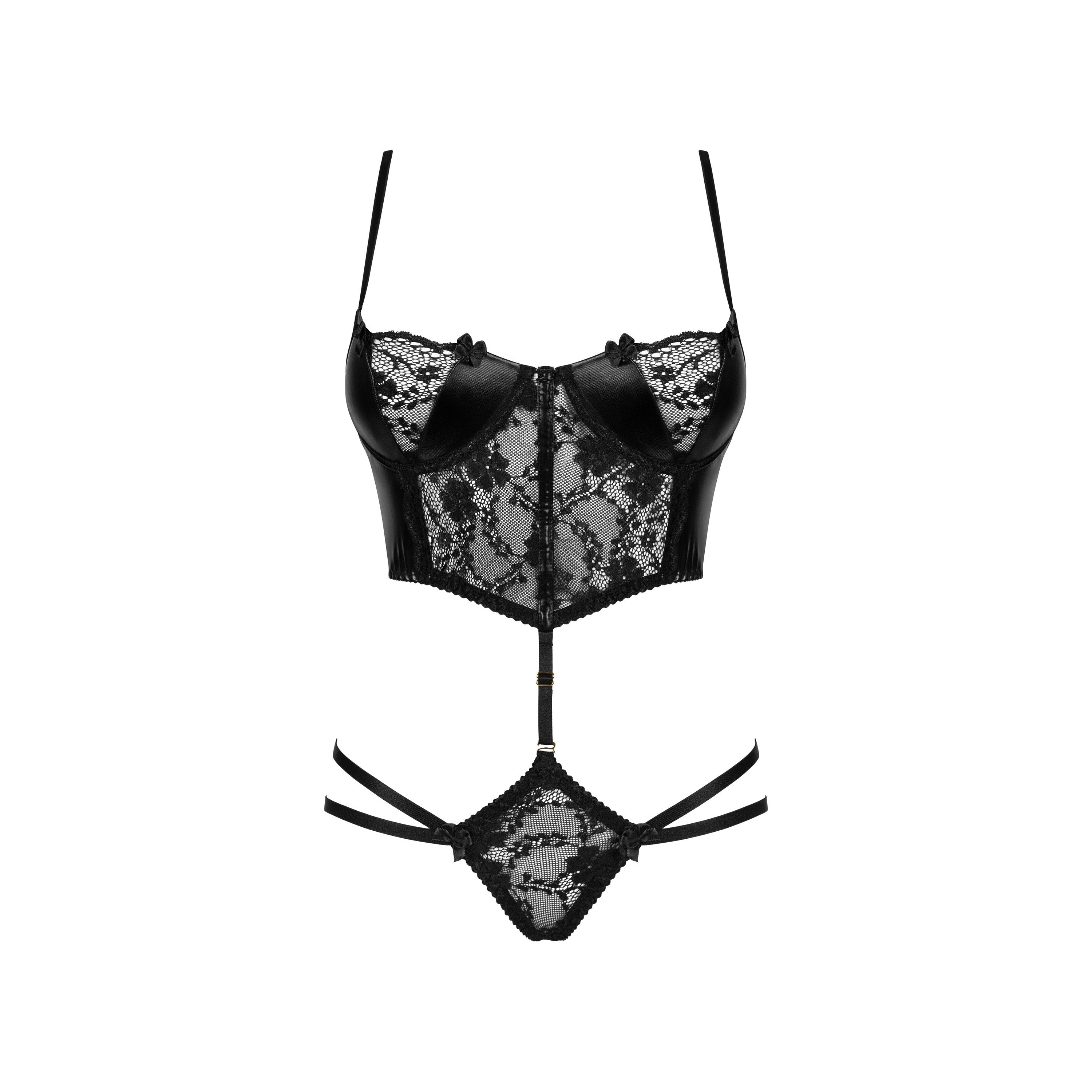 CONJUNTO DE 2 PIEZAS NIRVINA NEGRO BEAUTY NIGHT FASHION