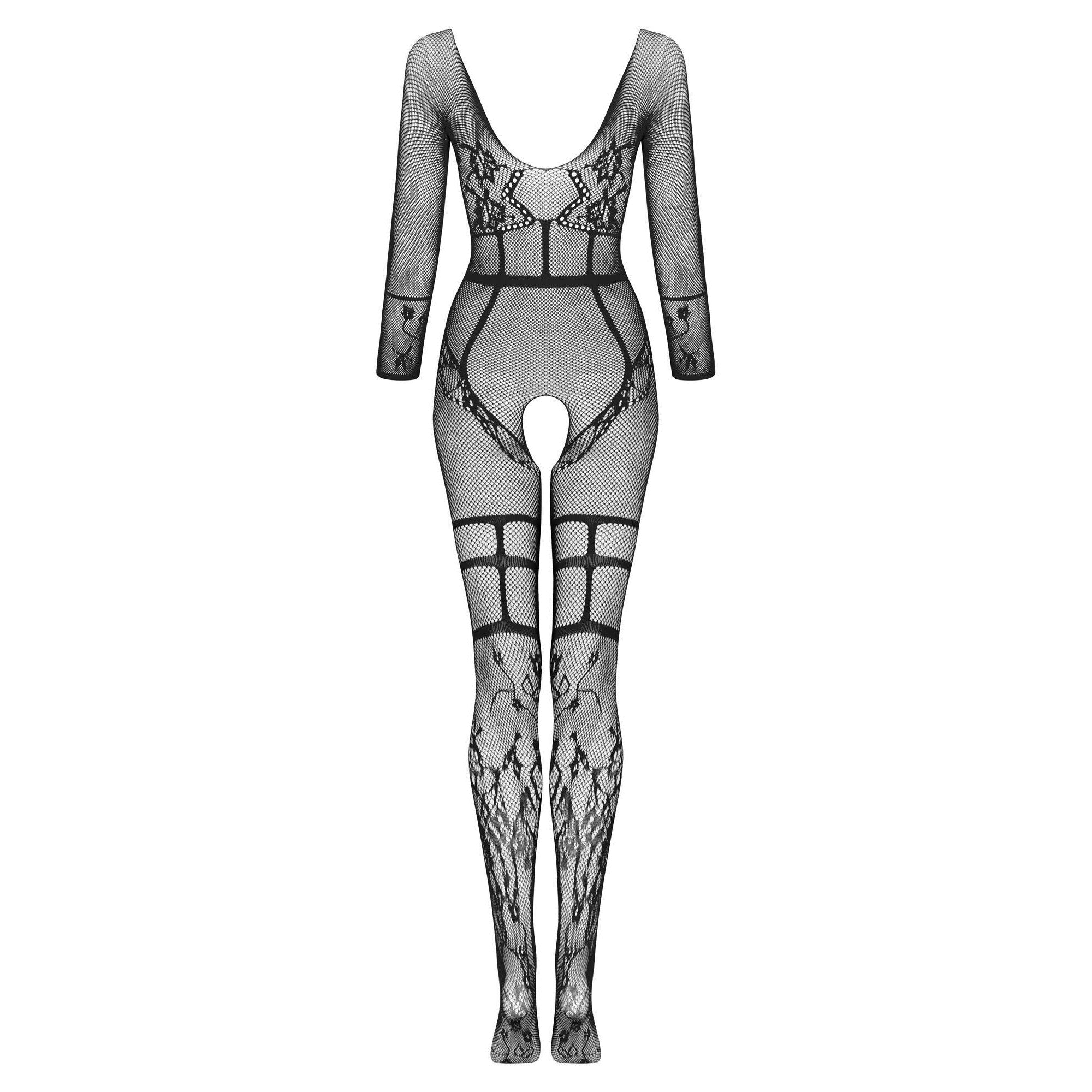 CATSUIT LORNA NEGRO BEAUTY NIGHT FASHION
