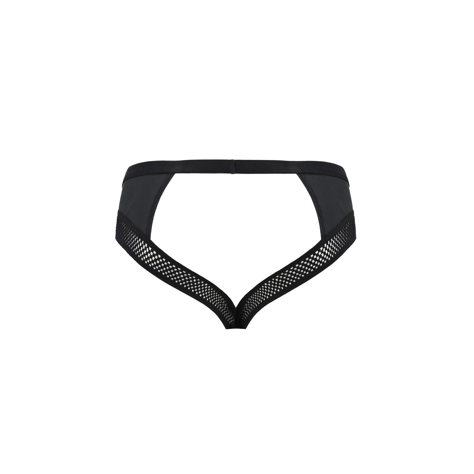 TANGA CON ABERTURA TOM NEGRO PASSION