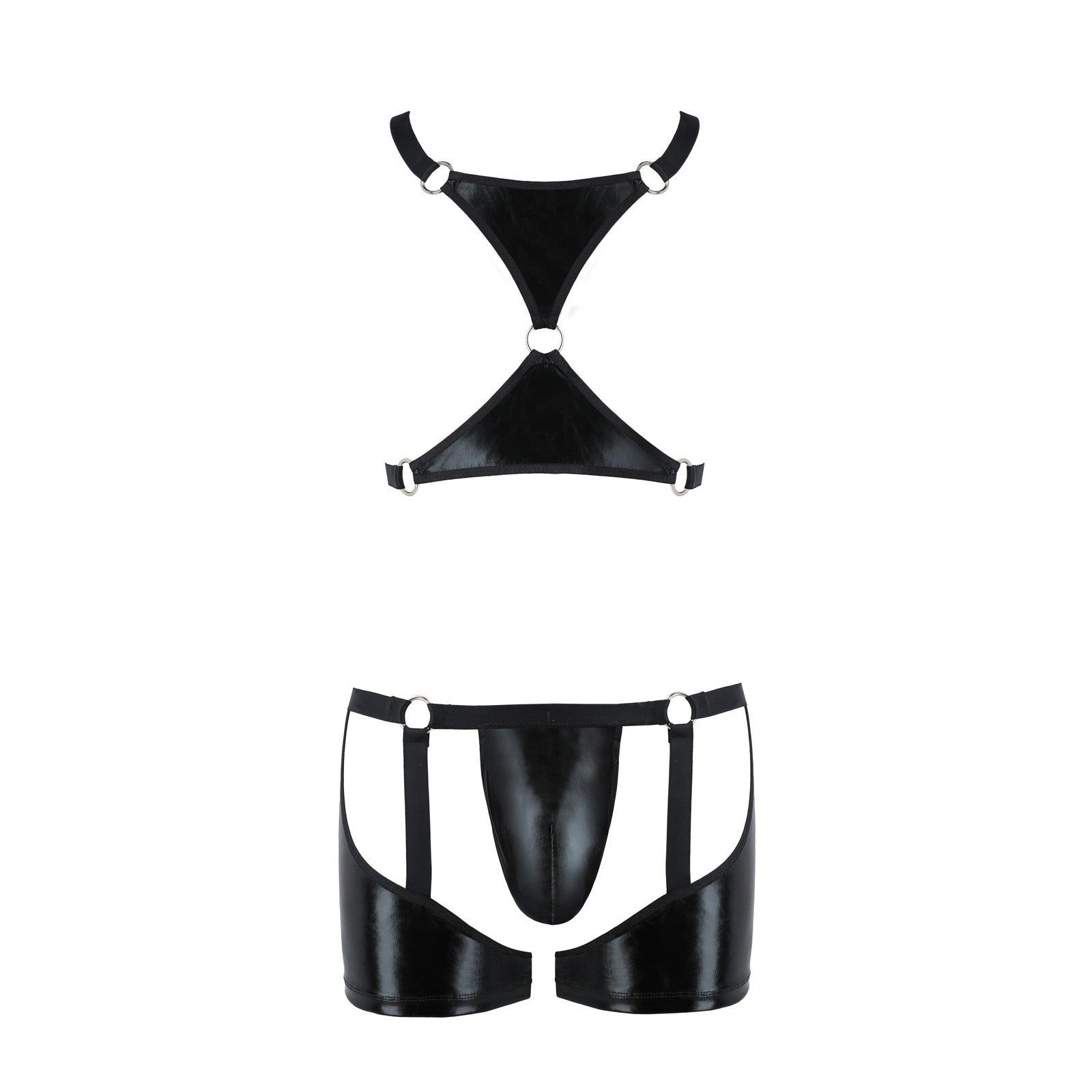 CONJUNTO DE 2 PIEZAS ARON NEGRO PASSION
