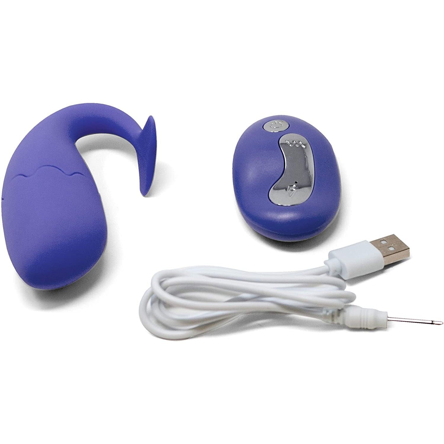 HUEVO VIBRADOR RECARGABLE CON MANDO BARINE MORADO EVOQUE