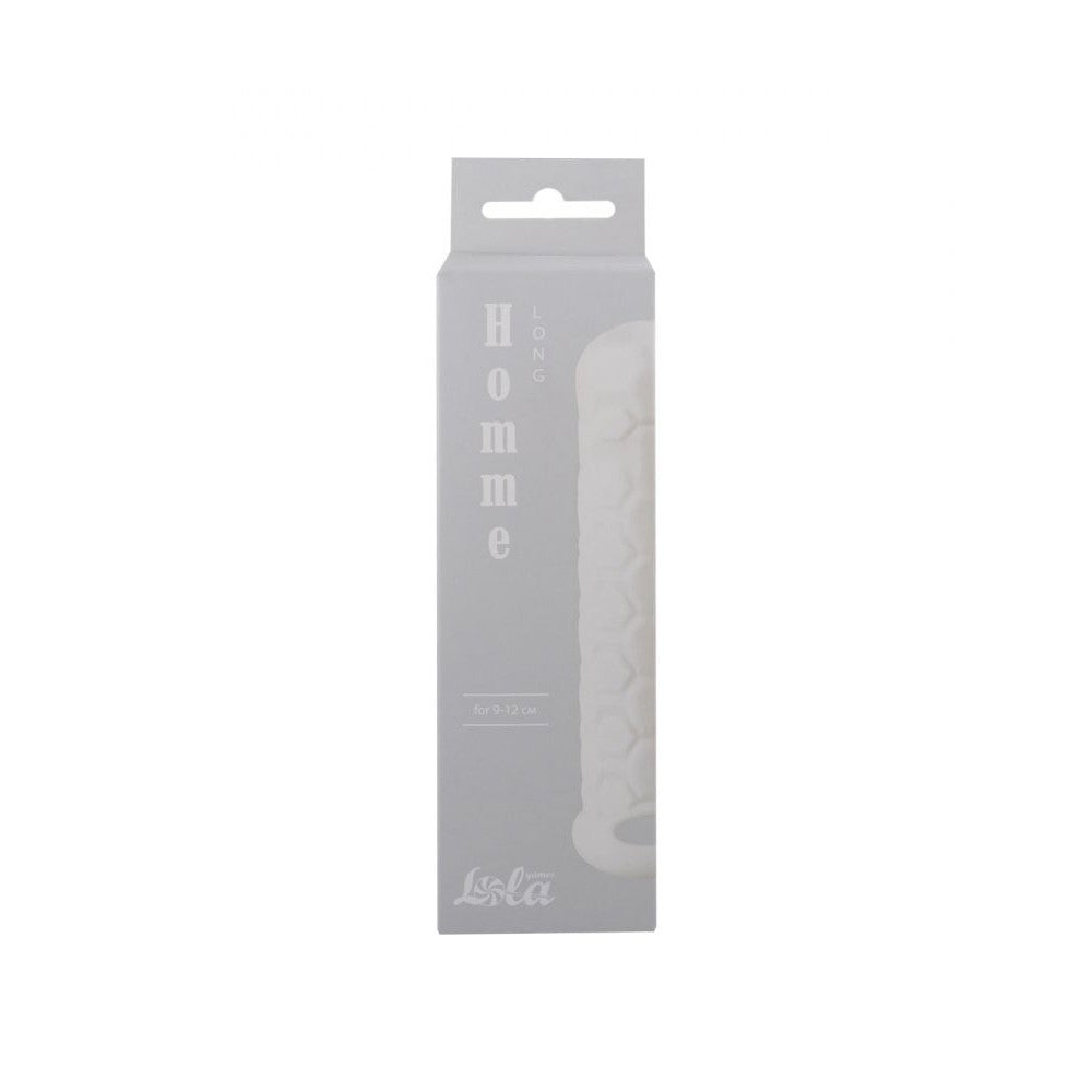 FUNDA CON EXTENSIÓN PARA EL PENE HOMME LONG BLANCO LOLA GAMES 9-12CM