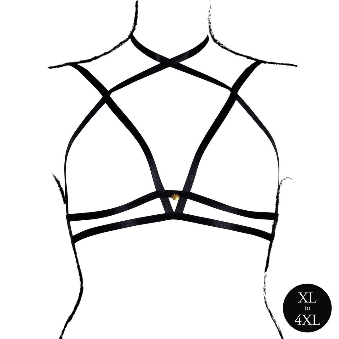 SUJETADOR TRIANGLE NEGRO TALLA QUEEN LE DÉSIR