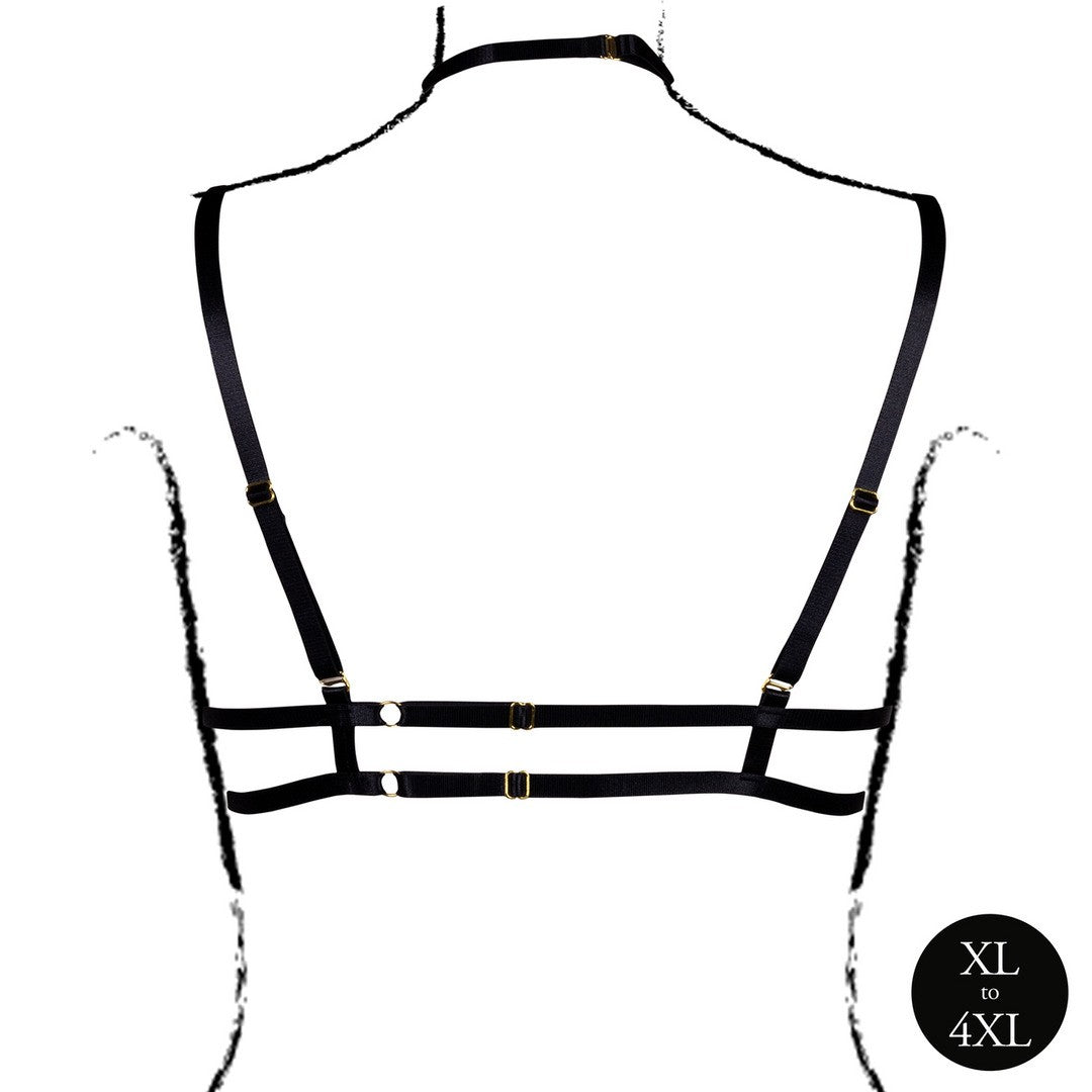 SUJETADOR TRIANGLE NEGRO TALLA QUEEN LE DÉSIR