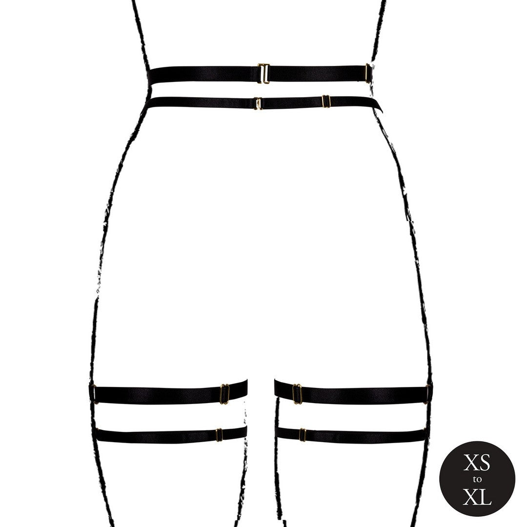LIGUEROS DOUBLE STRAP NEGRO LE DÉSIR