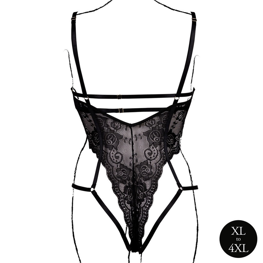 BODY LACE UNDERWIRED NEGRO TALLA QUEEN LE DÉSIR