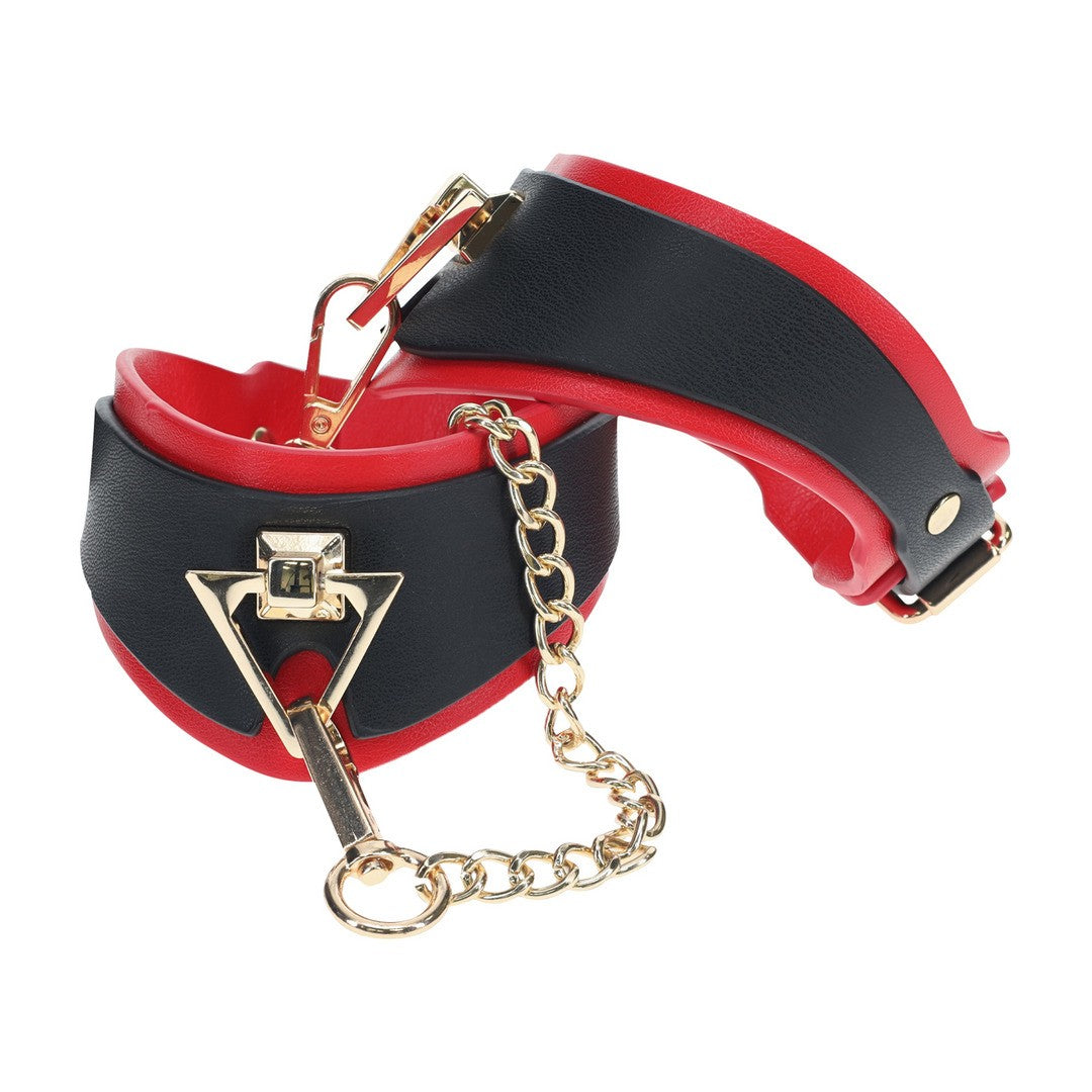 ESPOSAS PARA TOBILLOS MILAN COLLECTION NEGRO/ROJO OUCH!