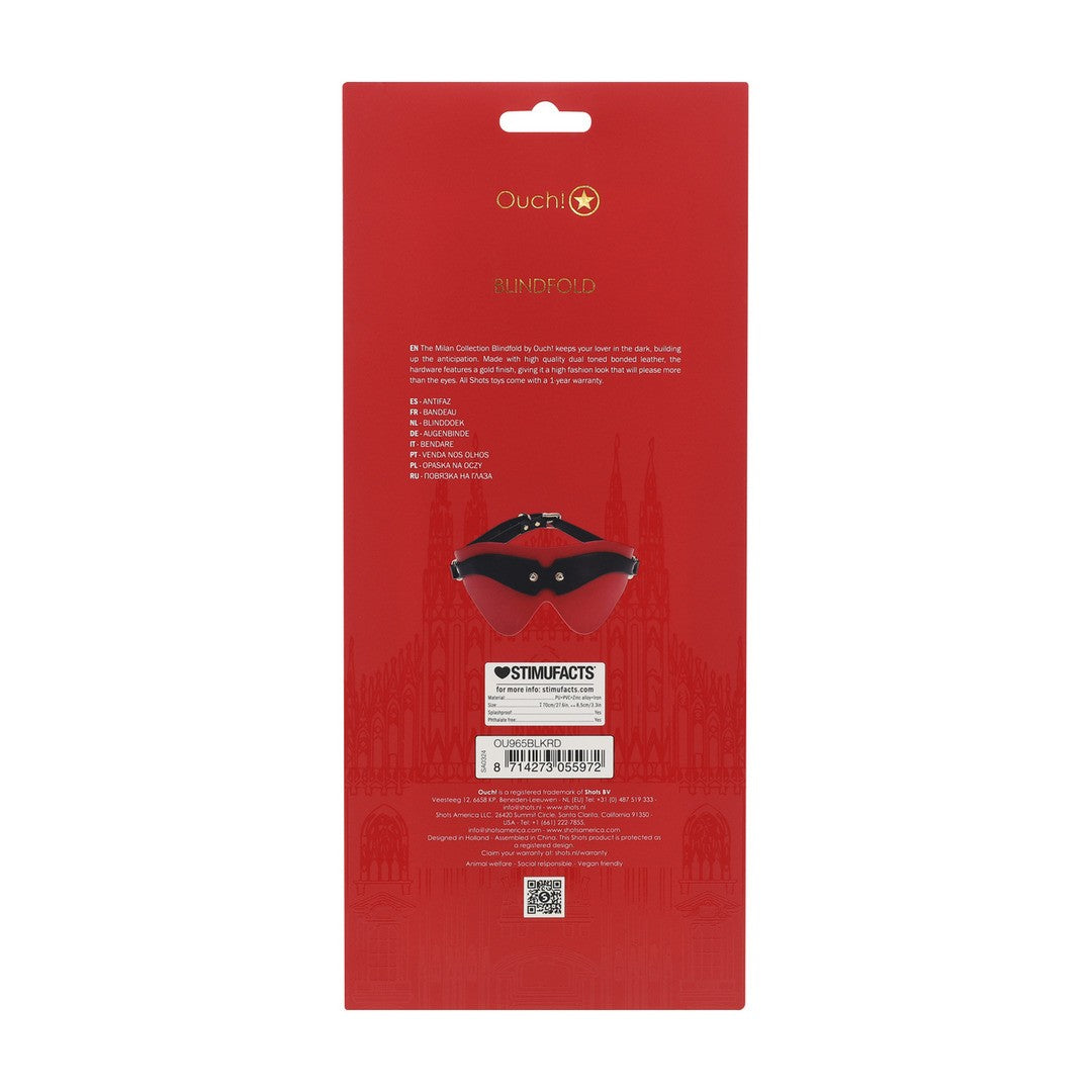 ANTIFAZ MILAN COLLECTION NEGRO/ROJO OUCH!