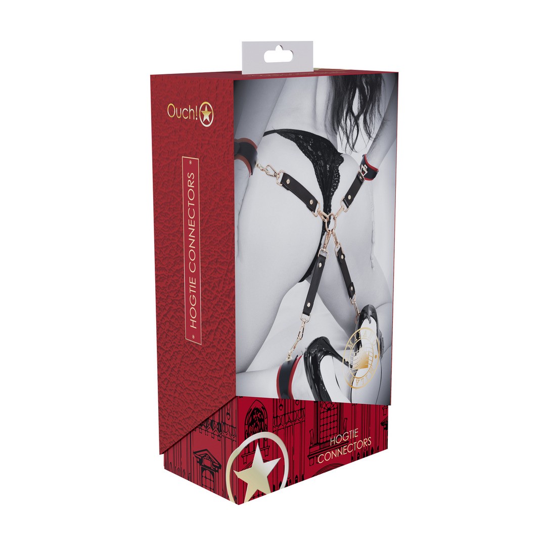 CONEXIÓN HOGTIE MILAN COLLECTION NEGRO/ROJO OUCH!