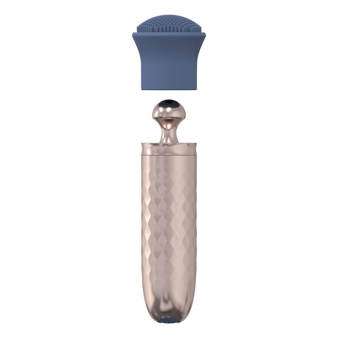 VIBRADOR THE THRILL10 SPEED INTERCHANGEABLE AZUL LOVELINE