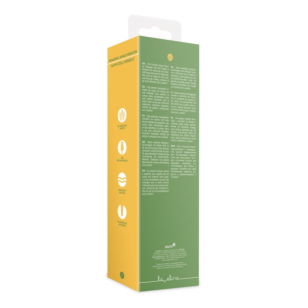 MASAJEADOR POWERFUL WAND VIBRATOR VERDE LOVELINE