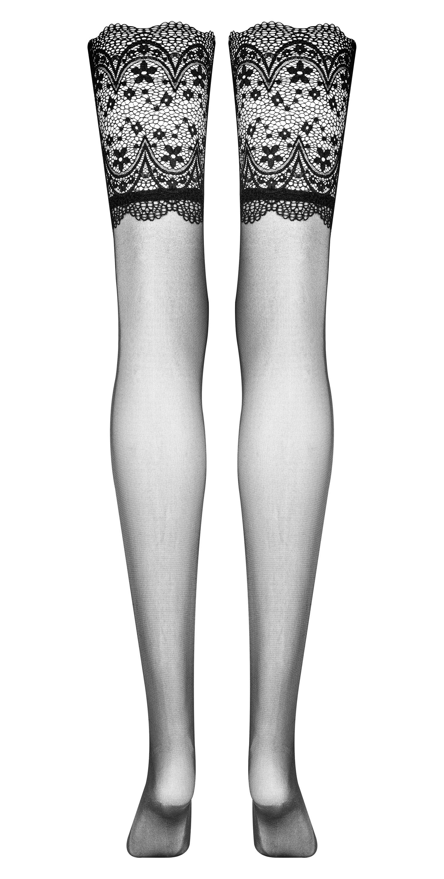 MEDIAS DE LIGAS OBSIDIAN NEGRAS BEAUTY NIGHT FASHION