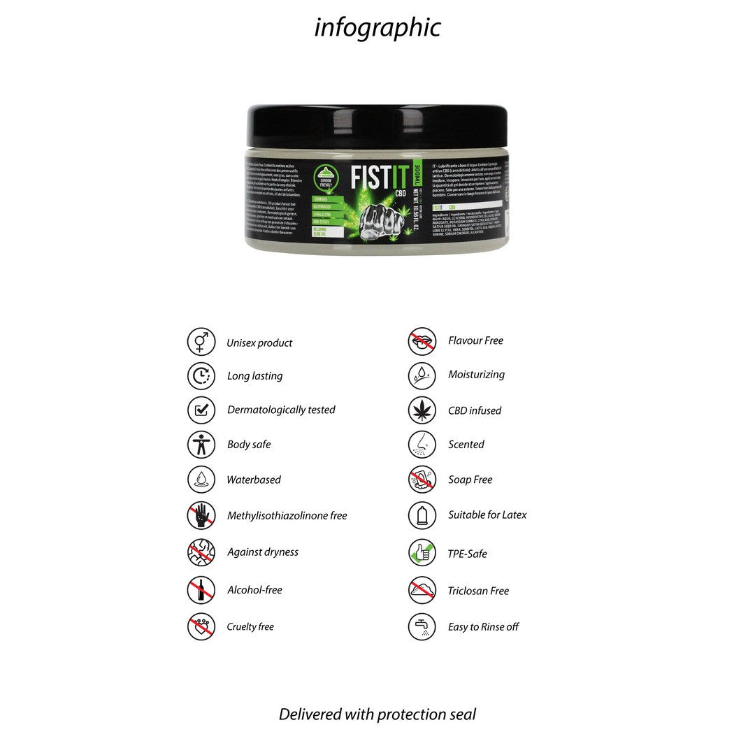 LUBRICANTE CBD FIST IT 10.1 FL OZ / 300 ML