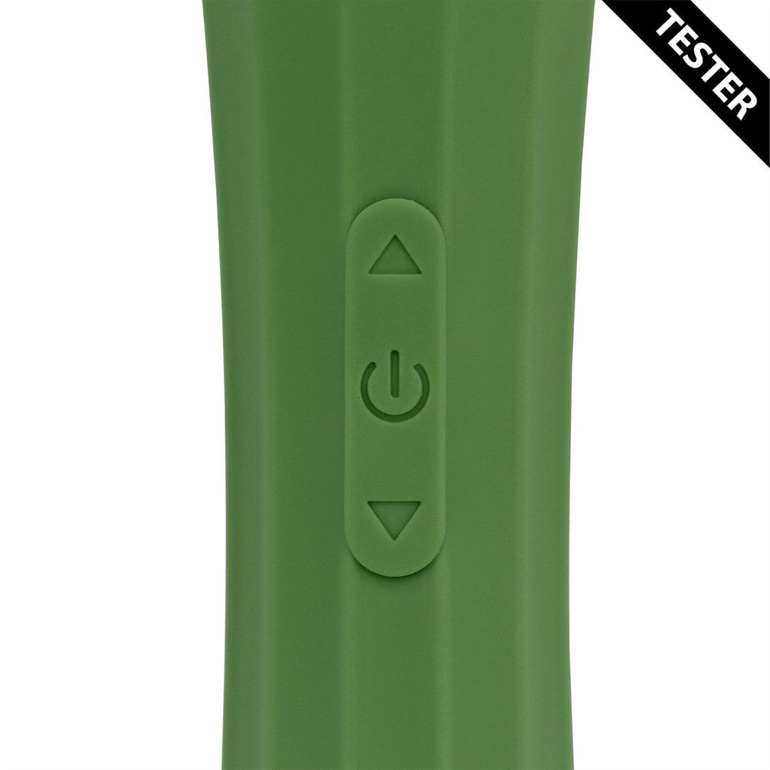 TESTER MASAJEADOR POWERFUL WAND VIBRATOR VERDE LOVELINE